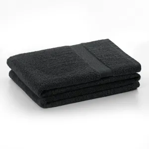 Bavlněný ručník DecoKing Mila 70x140 cm tmavě šedý, velikost 70x140