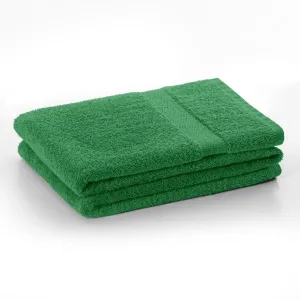 Bavlněný ručník DecoKing Mila 70x140 cm tmavě zelený, velikost 70x140