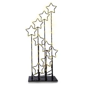 DecoKing Vánoční LED dekorace s hvězdami, 16 cm