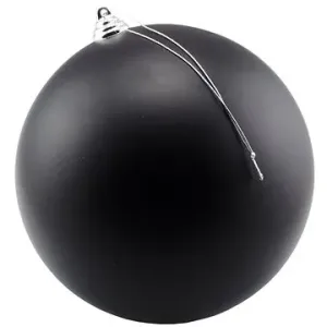 DECOLED Plastová koule, prům. 20 cm, černá, matná