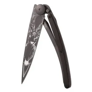 Nůž Deejo NATURE, Black 37G, Granadilla Wood, Deer 1GB123
