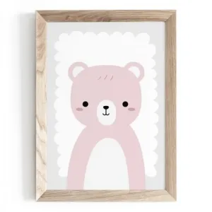 Dětský plakát se zvířecím motivem medvěda