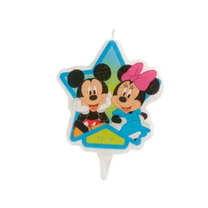 Dekora Narozeninová svíčka - Mickey & Minnie 7,5 cm