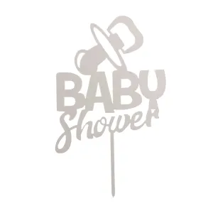 Dekora Zápich na dort - Baby Shower 16 x 10 cm