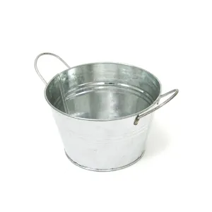 Kovový kbelík s držadly 16x10 cm (zinková nádoba)