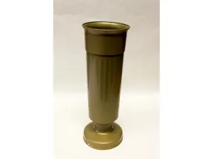 BESOP - Váza na hrob 35cm zatížená zlatá