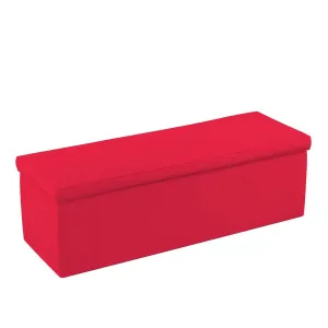 Dekoria Čalouněná skříň, červená, 120 x 40 x 40 cm, Quadro, 136-19