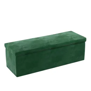 Dekoria Čalouněná skříň, lahvová zeleň, 90 x 40 x 40 cm, Velvet, 704-13