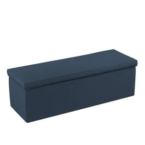 Dekoria Čalouněná skříň, tmavě modrá, 120 x 40 x 40 cm, Quadro, 136-04
