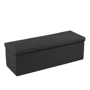 Dekoria Čalouněná skříň, černá, 120 x 40 x 40 cm, Loneta, 133-06 #5680307