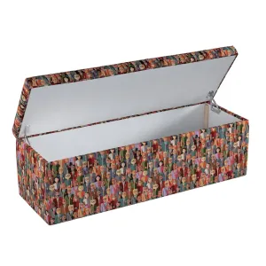 Dekoria Čalouněná skříň, červeno-modrá, 120 x 40 x 40 cm, Intenso Premium, 144-15