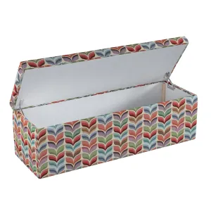 Dekoria Čalouněná skříň, růžová a modrá, 120 x 40 x 40 cm, Intenso Premium, 144-16