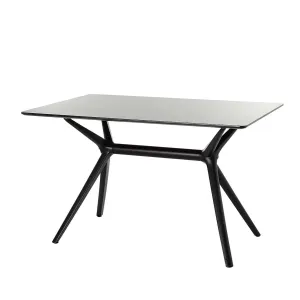 Dekoria Stůl Modesto 120x80x73cm black, 120 x 80 x 73 cm