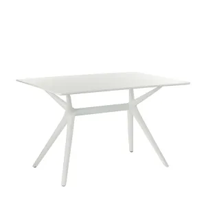 Dekoria Stůl  Modesto 120x80x73cm white, 120 x 80 x 73 cm