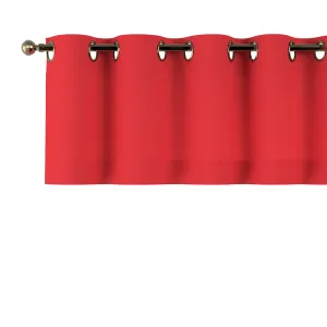 Dekoria Lambrekin na kroužcích, červená, 130 x 40 cm, Loneta, 133-43