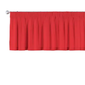 Dekoria Lambrekin na řasící pásce, červená, 390 x 40 cm, Loneta, 133-43