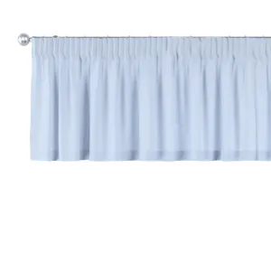 Dekoria Krátký závěs na řasící pásce, pastelová blankytná, 260 x 40 cm, Loneta, 133-35