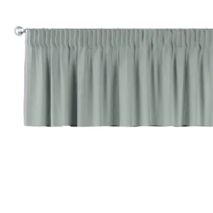 Dekoria Krátký závěs na řasící pásce, světle šedá , 390 x 40 cm, Linen, 159-10