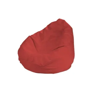 Dekoria Náhradní potah na sedací vak, červená, pro sedací vak Ø60 x 105 cm, Loneta, 133-43