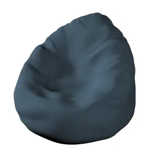 Dekoria Náhradní potah na sedací vak, šedo-modrá, pro sedací vak Ø60 x 105 cm, Etna, 705-30