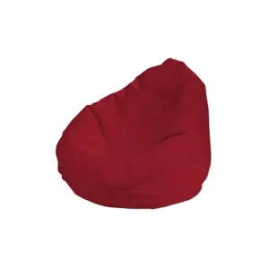 Dekoria Náhradní potah na sedací vak, tmavě červená , pro sedací vak Ø60 x 105 cm, Etna, 705-60