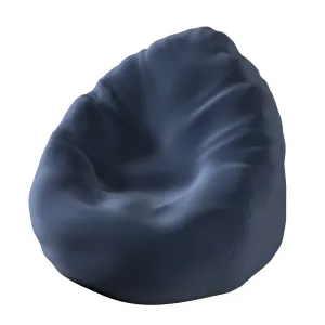 Dekoria Náhradní potah na sedací vak, tmavě modrá, pro sedací vak Ø60 x 105 cm, Ingrid, 705-39