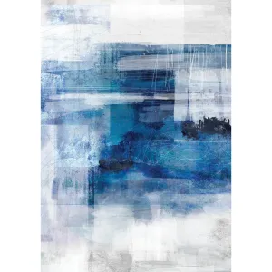 Dekoria Obraz na plátně Blue Abstract, 70 x 100 cm