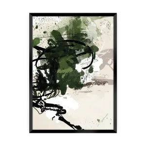 Dekoria Plakát Abstract II, 50 x 70 cm, Volba rámku: Černý