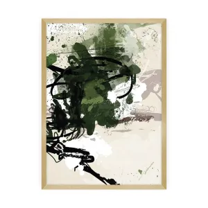 Dekoria Plakát Abstract II, 50 x 70 cm, Volba rámku: Zlatý