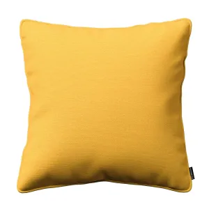 Dekoria Gabi - potah na polštář šňůrka po obvodu, slunečně žlutá, 45 x 45 cm, Loneta, 133-40