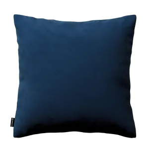 Dekoria Kinga - potah na polštář jednoduchý, tmavě modrá, 50 x 50 cm, Velvet, 704-29