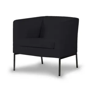 Dekoria Potah na křeslo IKEA Klappsta, černá, křeslo Klappsta, Etna, 705-00