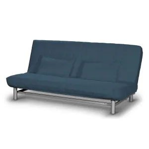 Dekoria Potah na pohovku IKEA  Beddinge krátký, šedo-modrá, potah na pohovku + 2 polštáře, Etna, 705-30
