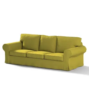 Dekoria Potah na pohovku IKEA Ektorp 3-místná rozkládací, NOVÝ MODEL 2013, zelená, Ektorp 3-m rozkládací, od 2013, Chenille, 162-25