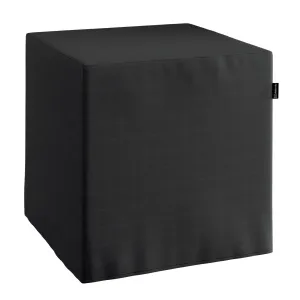 Dekoria Sedák Cube - kostka pevná 40x40x40, černá, 40 x 40 x 40 cm, Loneta, 133-06 #5680313