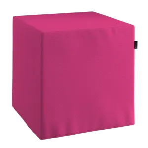 Dekoria Sedák Cube - kostka pevná 40x40x40, růžová, 40 x 40 x 40 cm, Loneta, 133-60