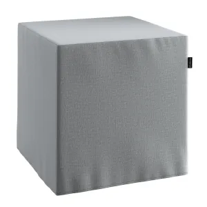 Dekoria Sedák Cube - kostka pevná 40x40x40, šedá tmavá, 40 x 40 x 40 cm, Ingrid, 705-42
