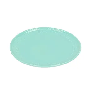 Dekoria Talíř Iri ⌀28cm turquoise, 28 x 2,5 cm