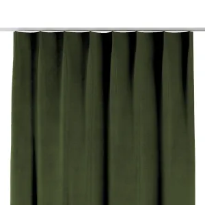 Dekoria Závěs na jednotlivých háčcích flex, zelená, Crema, 185-87