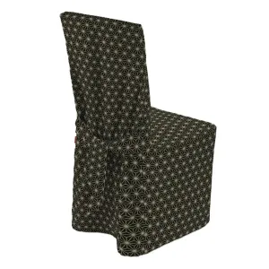 Dekoria Návlek na židli, černo béžový vzor, 45 x 94 cm, SALE - doprodej, 142-56