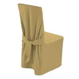 Dekoria Návlek na židli, matně žlutá, 45 x 94 cm, Cotton Panama, 702-41
