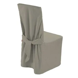 Dekoria Návlek na židli, šedobéžový šenil, 45 x 94 cm, City, 704-80