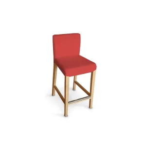 Dekoria Potah na barovou židli Hendriksdal , krátký, červená, potah na židli Hendriksdal barová, Loneta, 133-43