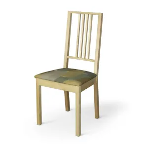 Dekoria Potah na sedák židle Börje, geometrický vzor zelená hnědá, potah sedák židle Börje, Vintage 70's, 143-72