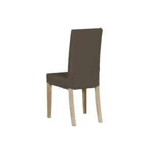Dekoria Potah na židli IKEA  Harry, krátký, hnědá, židle Harry, Etna, 705-08