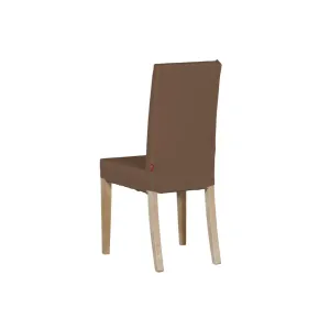 Dekoria Potah na židli IKEA  Harry, krátký, hnědá, židle Harry, Loneta, 133-09
