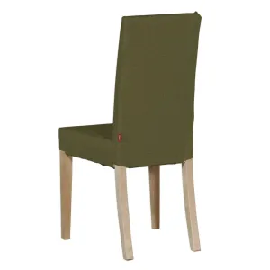 Dekoria Potah na židli IKEA  Harry, krátký, olivová zelená, židle Harry, Etna, 161-26