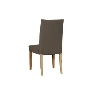 Dekoria Potah na židli IKEA  Henriksdal, krátký, hnědá, židle Henriksdal, Etna, 705-08