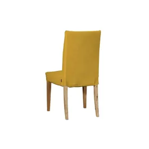 Dekoria Potah na židli IKEA  Henriksdal, krátký, hořčicový šenil, židle Henriksdal, Etna, 705-04