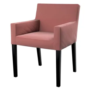 Dekoria Potah na židli Nils, korálová růžová, židle Nils, Velvet, 704-30